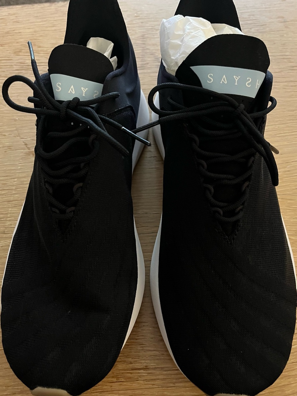 Saysh One Women's Black & White Sneaker – Allyson Felix